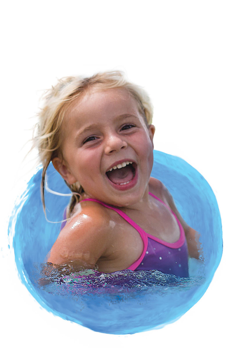 Toddler swimming