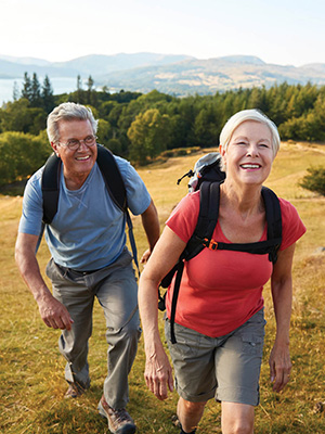 People going for a hike